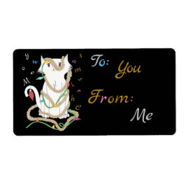Chrismas Mess Gift Label