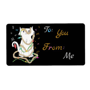 Chrismas Mess Gift Label