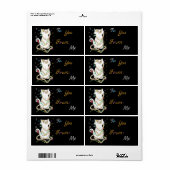 Chrismas Mess Gift Label (Full Sheet)