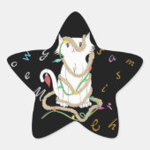 Chrismas Mess Ster Sticker (Voorkant)