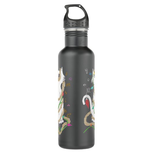 Chrismas Mess Waterfles (Achterkant)