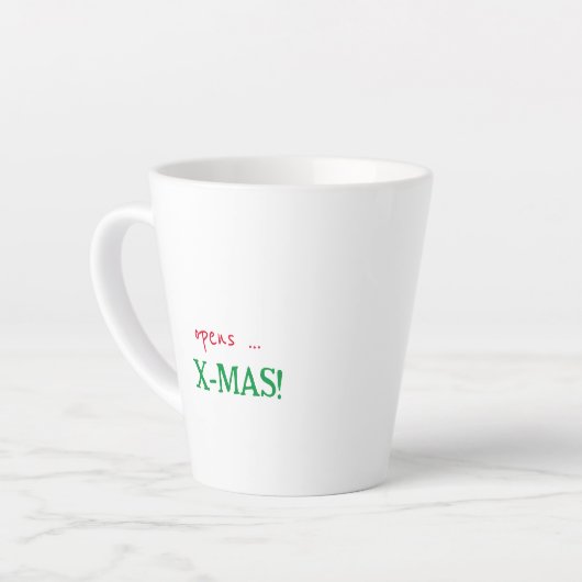 Chrismas Mug Weihnachten Kaffeetasse Comic  Latte Mok (Linkerhoek)