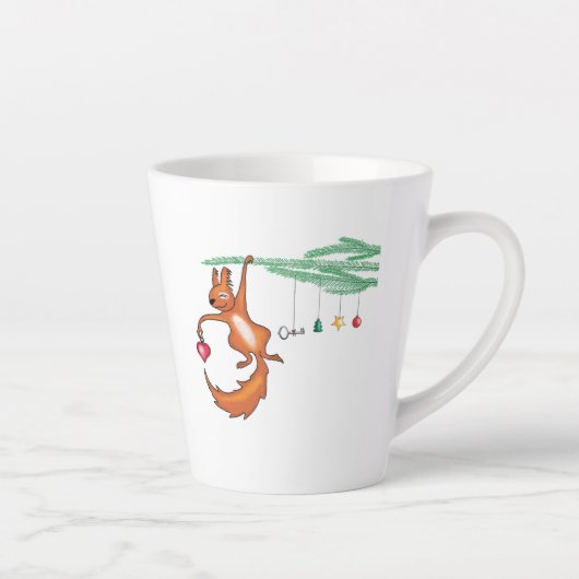 Chrismas Mug Weihnachten Kaffeetasse Comic  Latte Mok (Rechts)
