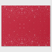 Chrismas snow flakes WRAPPING PAPER Cadeaupapier (Vlak)