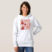 Chrismas trees hoodie for women  (Voorkant volledig)