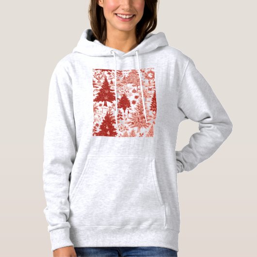 Chrismas trees hoodie for women  (Voorkant)