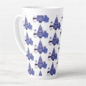 Chrismast Style Latte mok (Linkerhoek)