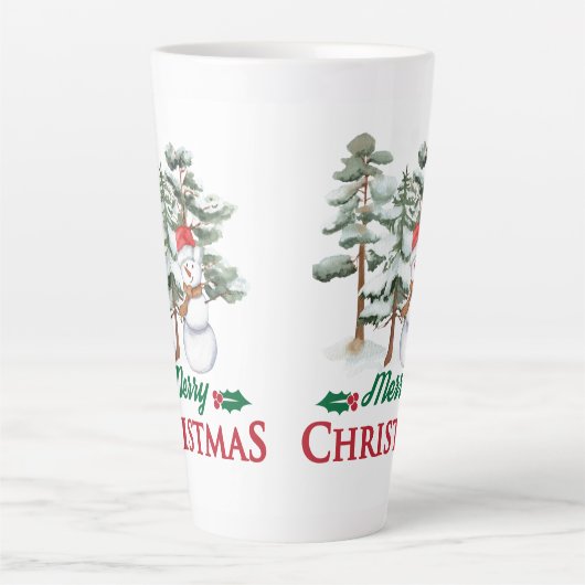 Chrismast Style Latte mok (Voorkant)