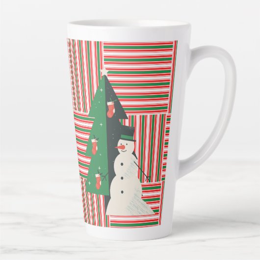Chrismast Style Latte mok (Rechts)