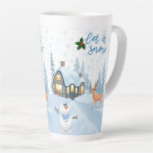 Chrismast Style Latte mok (Rechterhoek)