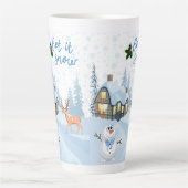 Chrismast Style Latte mok (Voorkant)