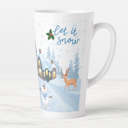 Chrismast Style Latte mok (Rechts)