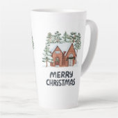 Chrismast Style Latte mok (Rechterhoek)