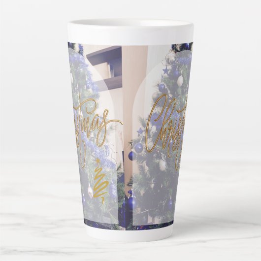 Chrismast Style Latte mok (Voorkant)