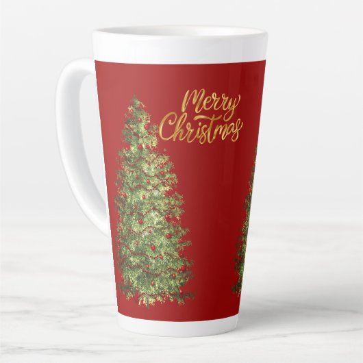 Chrismast Style Latte mok (Linkerhoek)