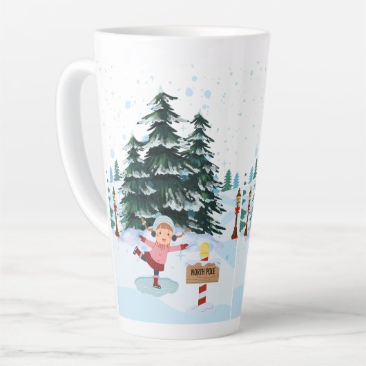 Chrismast Style Latte mok (Linkerhoek)