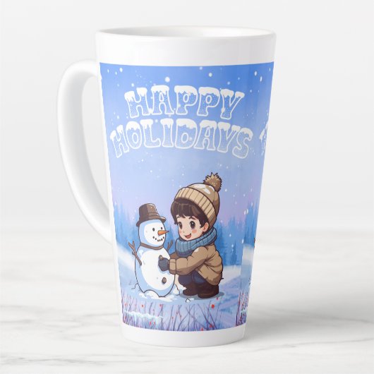 Chrismast Style Latte mok (Linkerhoek)