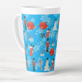 Chrismast Style Latte mok (Linkerhoek)