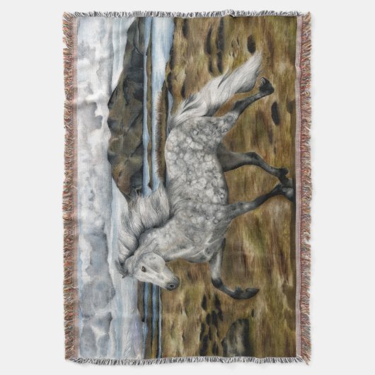 Chrismatic IJslandse paarden Deken (Voorkant Verticaal)