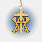Chrismon Keramisch Ornament (Voorkant)