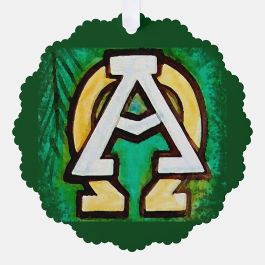 Chrismons 1 ornament kaart (Voorkant)