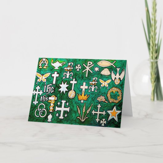 Chrismons Feestdagen Kaart (Voorkant)