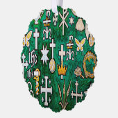 Chrismons Ornament Kaart (Links)