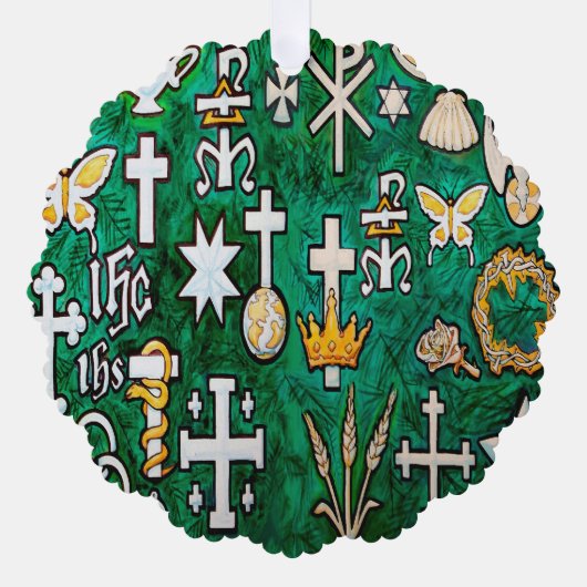 Chrismons Ornament Kaart (Voorkant)