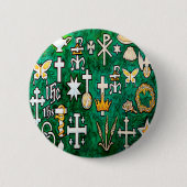 Chrismons Ronde Button 5,7 Cm (Voorkant)