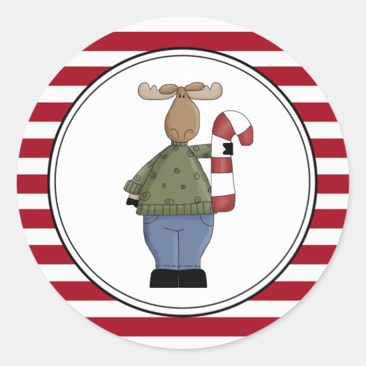 Chrismoose Holiday Envelope zegelt Stickers (Voorkant)