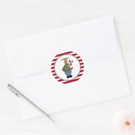 Chrismoose Holiday Envelope zegelt Stickers (Envelop)