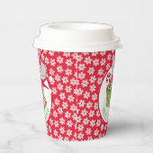 ChrisMouse Snow Flakes Paper cup Papieren Bekers (Rechts)