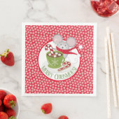 ChrisMouse Snow Flakes Paper Napkin Servet (Insitu)