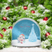 Chrismtas Bunny Rabbit Snow Wereldbol Sneeuwbol (Kerstmis)