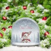 Chrismtas Bunny Rabbit Snow Wereldbol Sneeuwbol (Kerstmis)