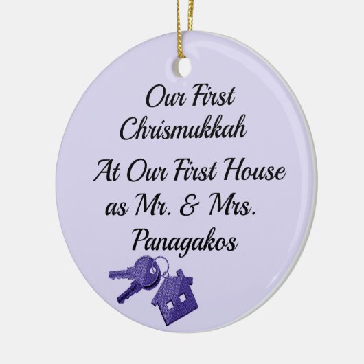 "Chrismukkah" A Holiday Celebration ornament (Links)