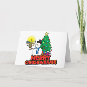 Chrismukkah Card Feestdagen Kaart