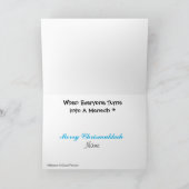 Chrismukkah Card met Hasidic Jewish Man           Kaart (Binnen)