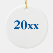 Chrismukkah Cow kerstversiering past het aan! Keramisch Ornament (Achterkant)