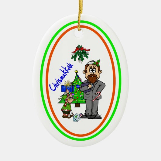 Chrismukkah Family Ornament (Voorkant)