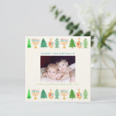 Chrismukkah Foto Vakantie Bericht Kerst Kaart (Staand voorkant)