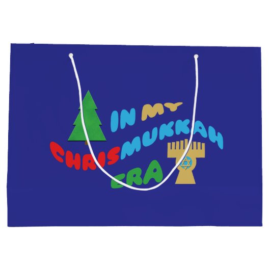 Chrismukkah Gift Bags Groot Cadeauzakje (Achterkant)