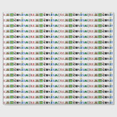 Chrismukkah Graphic Text Gift Wrap Cadeaupapier (Vlak)