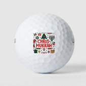 Chrismukkah Hanukkah Kerst Joodse Religieuze Golfballen (Voorkant)