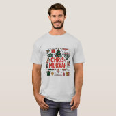 Chrismukkah Hanukkah Kerst Joodse Religieuze T-shirt (Voorkant volledig)