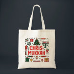 Chrismukkah Hanukkah Kerst Joodse Religieuze Tote Bag<br><div class="desc">Chrismukkah Hanukkah Kerst Joodse Religieuze</div>