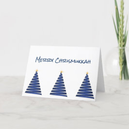 Chrismukkah Holiday Card Bedankkaart