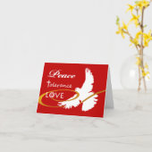 Chrismukkah, Interfaith vredesduif, Gouden lint Kaart (Gele Bloem)