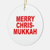 Chrismukkah Keramisch Ornament (Links)