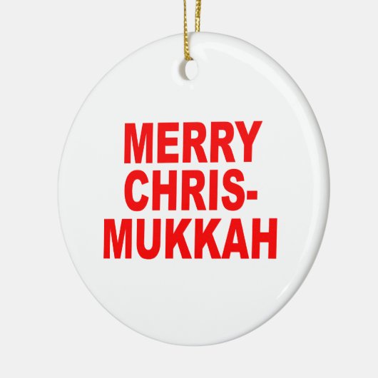 Chrismukkah Keramisch Ornament (Links)